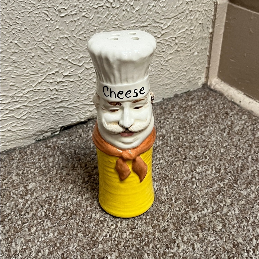 Chef Cheese Shaker with Yellow Base